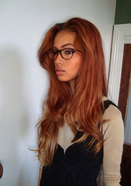 Copper Red With Blonde Undertones Visual Idea Copper Red With Blonde Undertones Visual Idea — Hair Color for Tan Skin