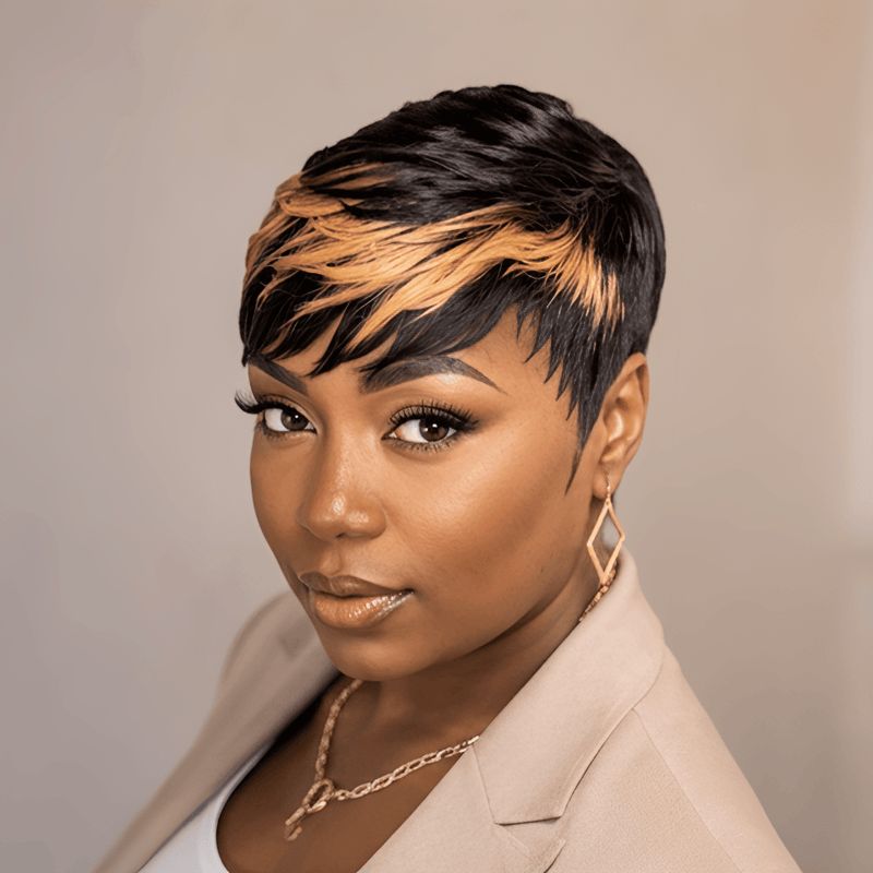 Ear Visual Idea Ear Visual Idea — Honey Blonde on Black Women