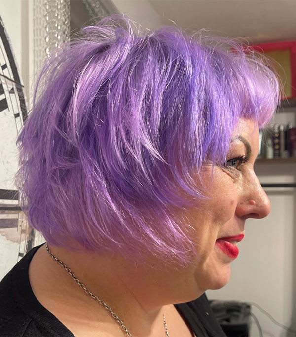 Chin Visual Idea — Lilac Hair