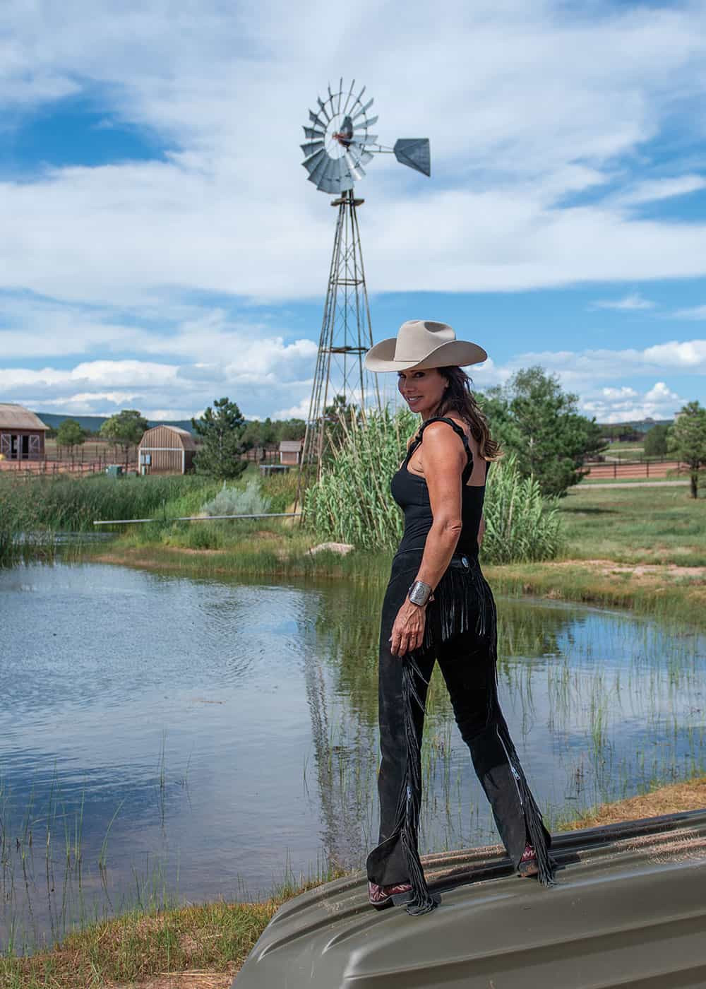 Fringe Chaps and Cowboy Hat for a Bold Western Statement — Dude Ranch Outfits
