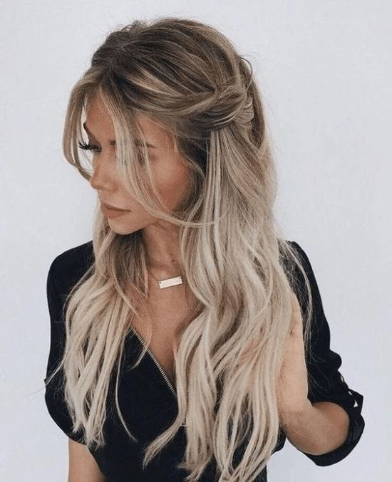 Half-Up Half-Down with Twists Half-Up Half-Down with Twists — Birthday Hairstyles