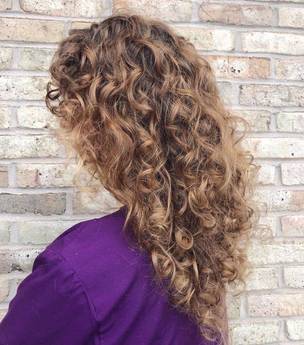 Honey Blonde Perm With Loose Waves Honey Blonde Perm With Loose Waves — Perms for Long Hair