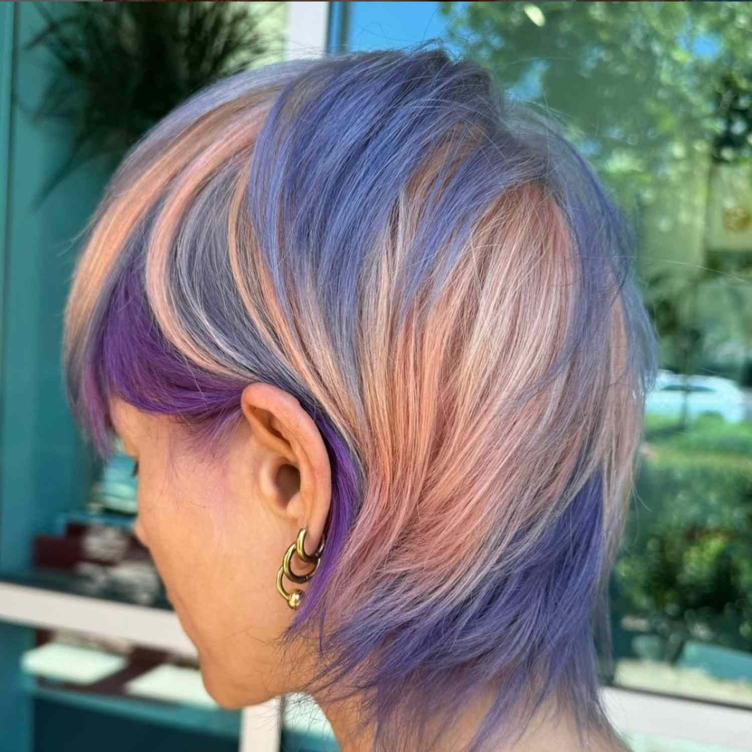 Lavender Peach Purple Pastel Blend Lavender Peach Purple Pastel Blend — Fun Hair Colors