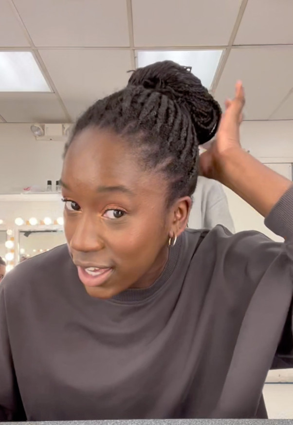 Intricate Braided Bun On Coily Hair Intricate Braided Bun On Coily Hair — Dance Competition Hairstyles