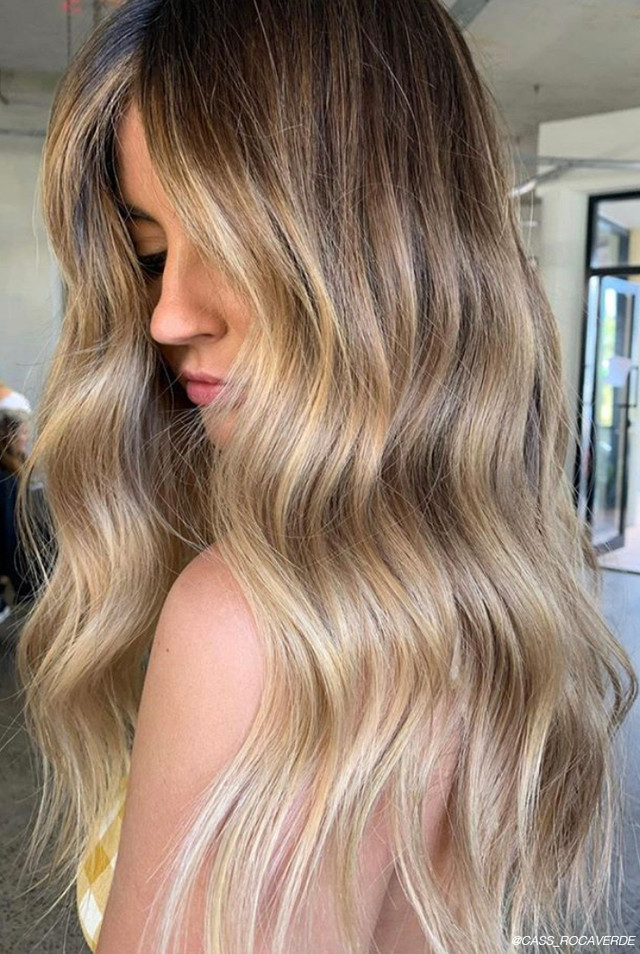 Dark Blonde With Heavy Blonde Balayage Visual Idea Dark Blonde With Heavy Blonde Balayage Visual Idea — Lived In Blonde