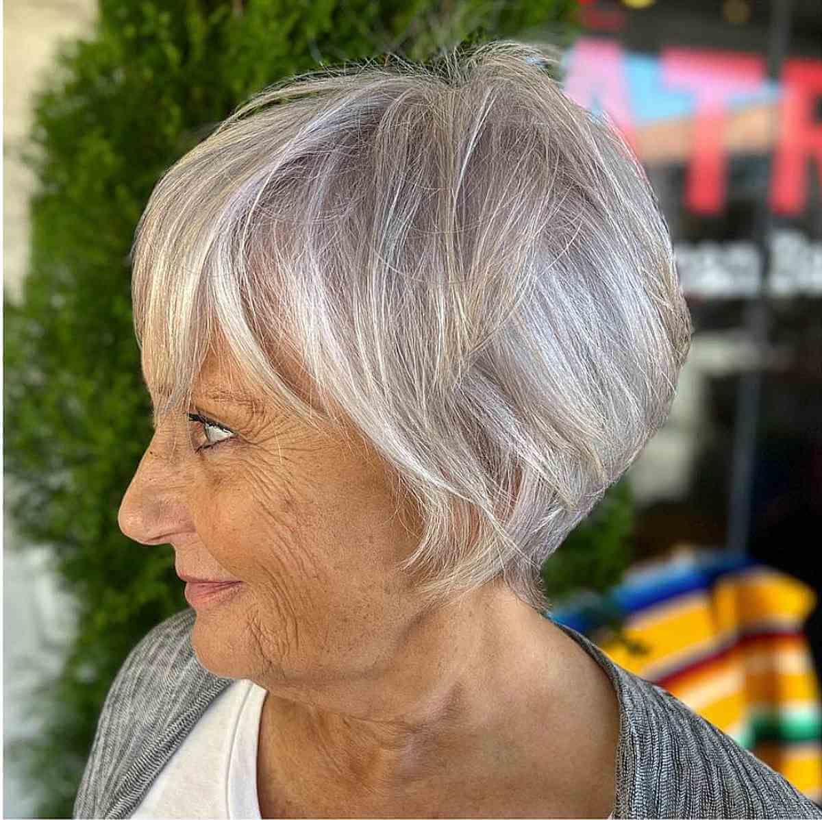 Ash Blonde Pixie Bob with Soft Waves
