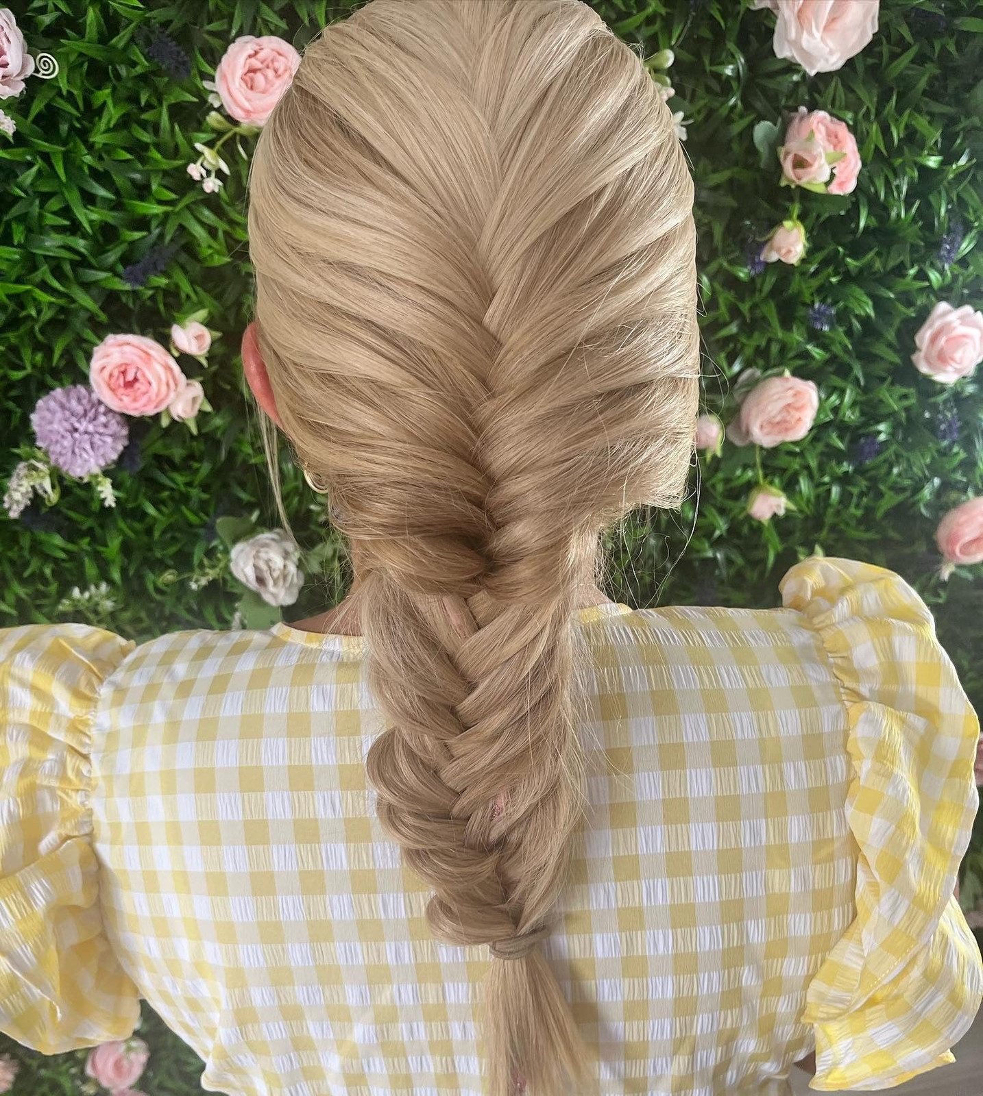 Pale Honey Fishtail Braid Pale Honey Fishtail Braid — Honey Blonde Braids