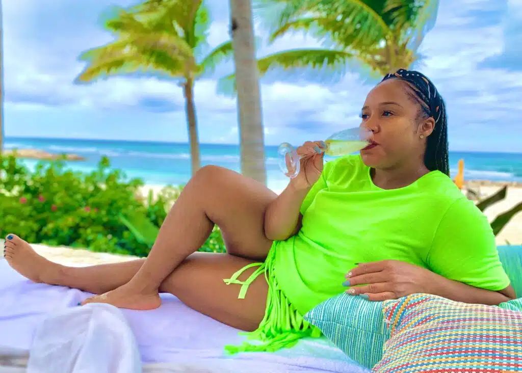 Neon Green Fringed T-Shirt Dress for Beach Fun — Jamaica Outfits