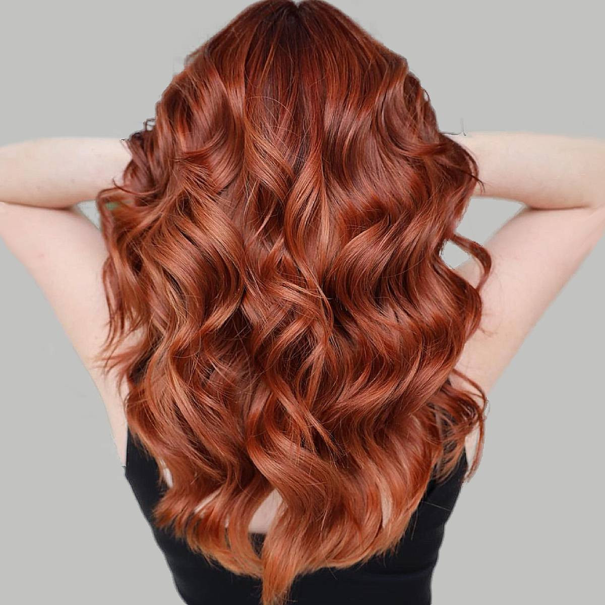 Fiery Copper Red With Golden Shine — Ruby Red Hair