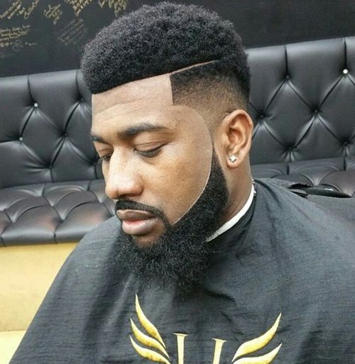Textured Black High Top with Line Detail Textured Black High Top with Line Detail — Mens Hairstyles