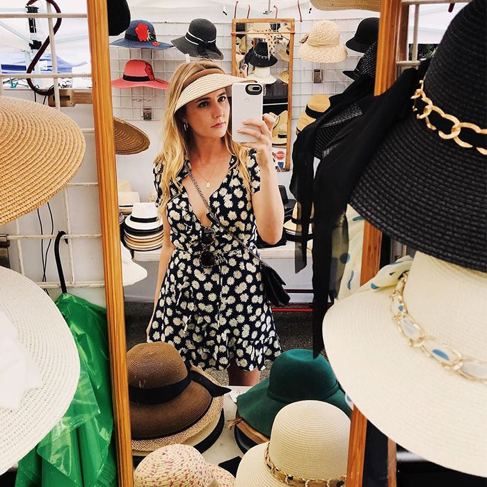 Leopard Print Band Visor with Oversized Polo — Visor Outfits