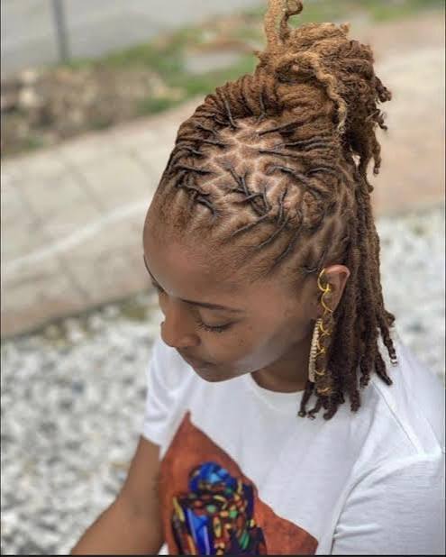 Short Loc Updo With Braids Short Loc Updo With Braids — Short Loc Styles