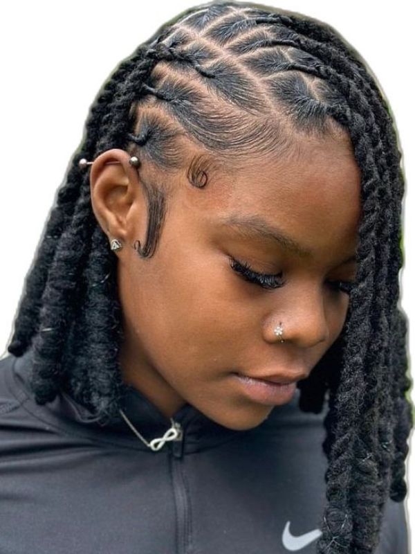 Shoulder Visual Idea Shoulder Visual Idea — Loc Styles for Black Women