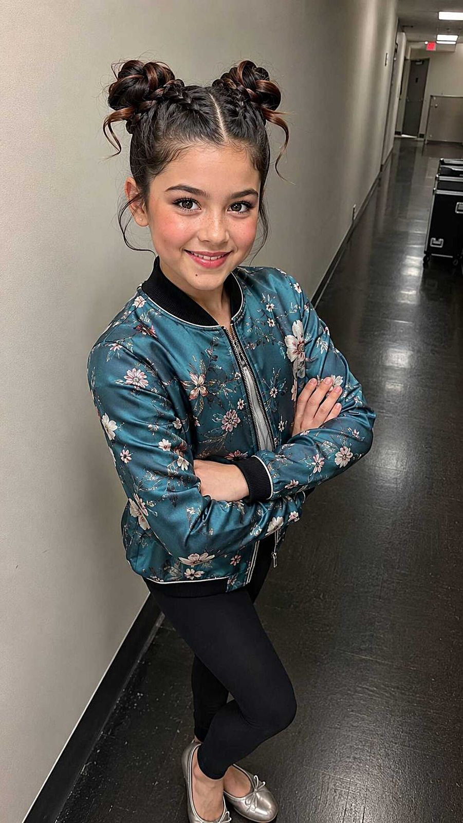 High Voluminous Bun With Braided Accents — Dance Recital Hairstyles