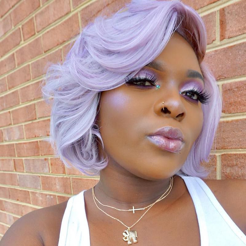 Pastel Lavender Chin Bob Pastel Lavender Chin Bob — Lavender Hair