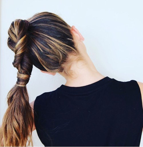 Intricate Braided Ponytail Intricate Braided Ponytail — Yoga Hairstyles