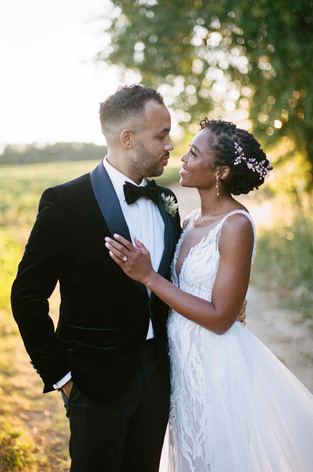 Face-Framing Locs With Crystal Pins Face-Framing Locs With Crystal Pins — Loc Styles for Wedding