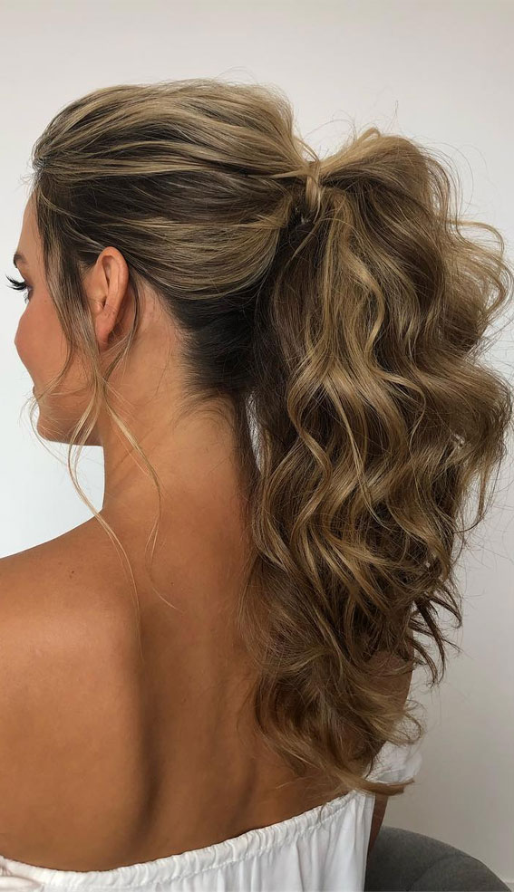 Ash Blonde With Darker Roots Visual Idea Ash Blonde With Darker Roots Visual Idea — High Ponytail
