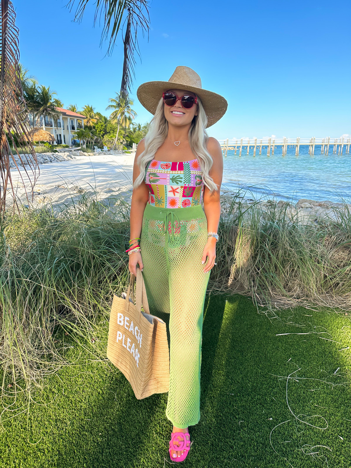 Crochet Pants and Bandeau Top for Resort Chic — Key West Outfits