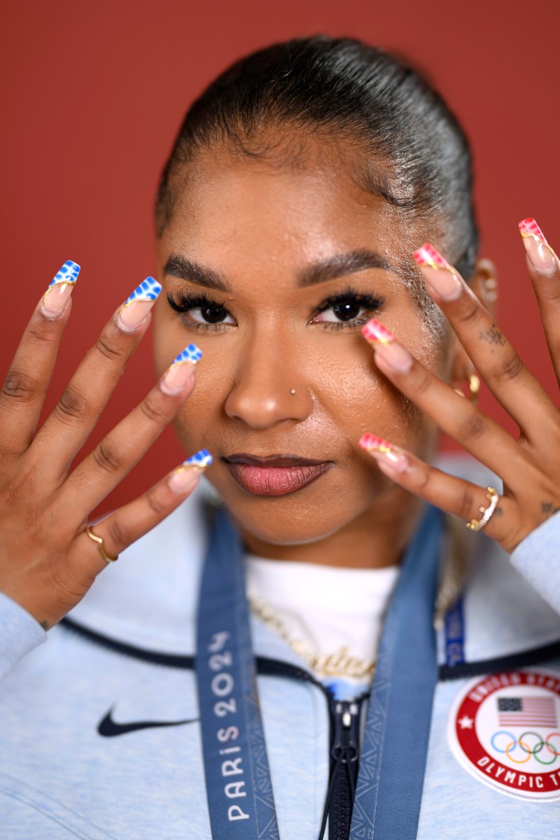 Pale Pink Glossy Medal Nails Pale Pink Glossy Medal Nails — Gymnastics Nails