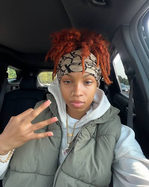 Short Vibrant Ginger Dreadlocks Updo Short Vibrant Ginger Dreadlocks Updo — Ginger Locs
