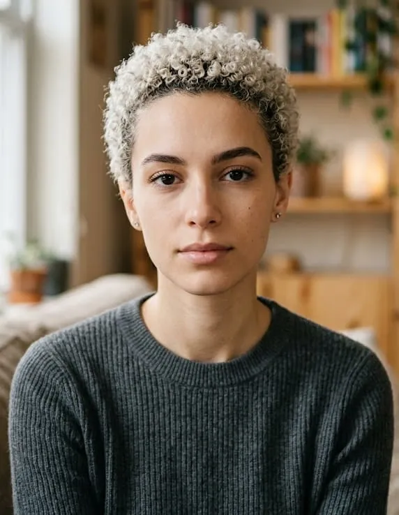 Platinum Blonde Curly Bob Platinum Blonde Curly Bob — Short Curly Hairstyles
