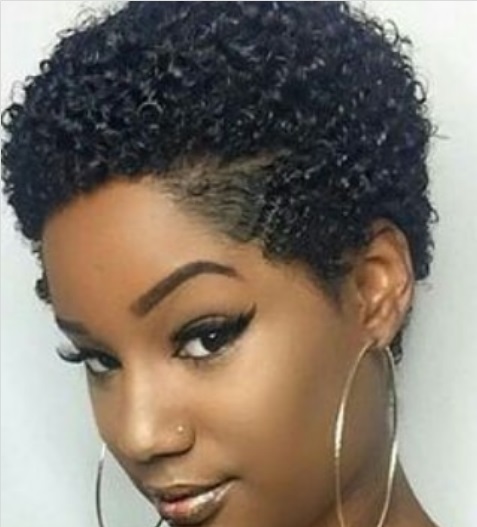 Short Layered Curls With Side Bangs — Haircuts for Black Women Over 60