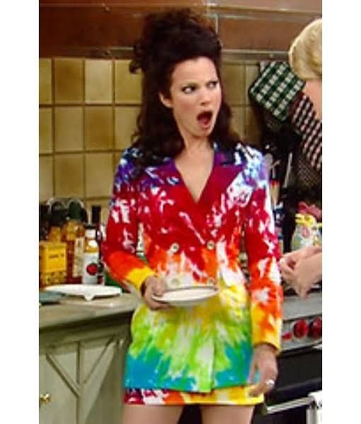 Artistic Statement: Vibrant Tie-Dye Blazer Artistic Statement: Vibrant Tie-Dye Blazer — Nanny Outfits
