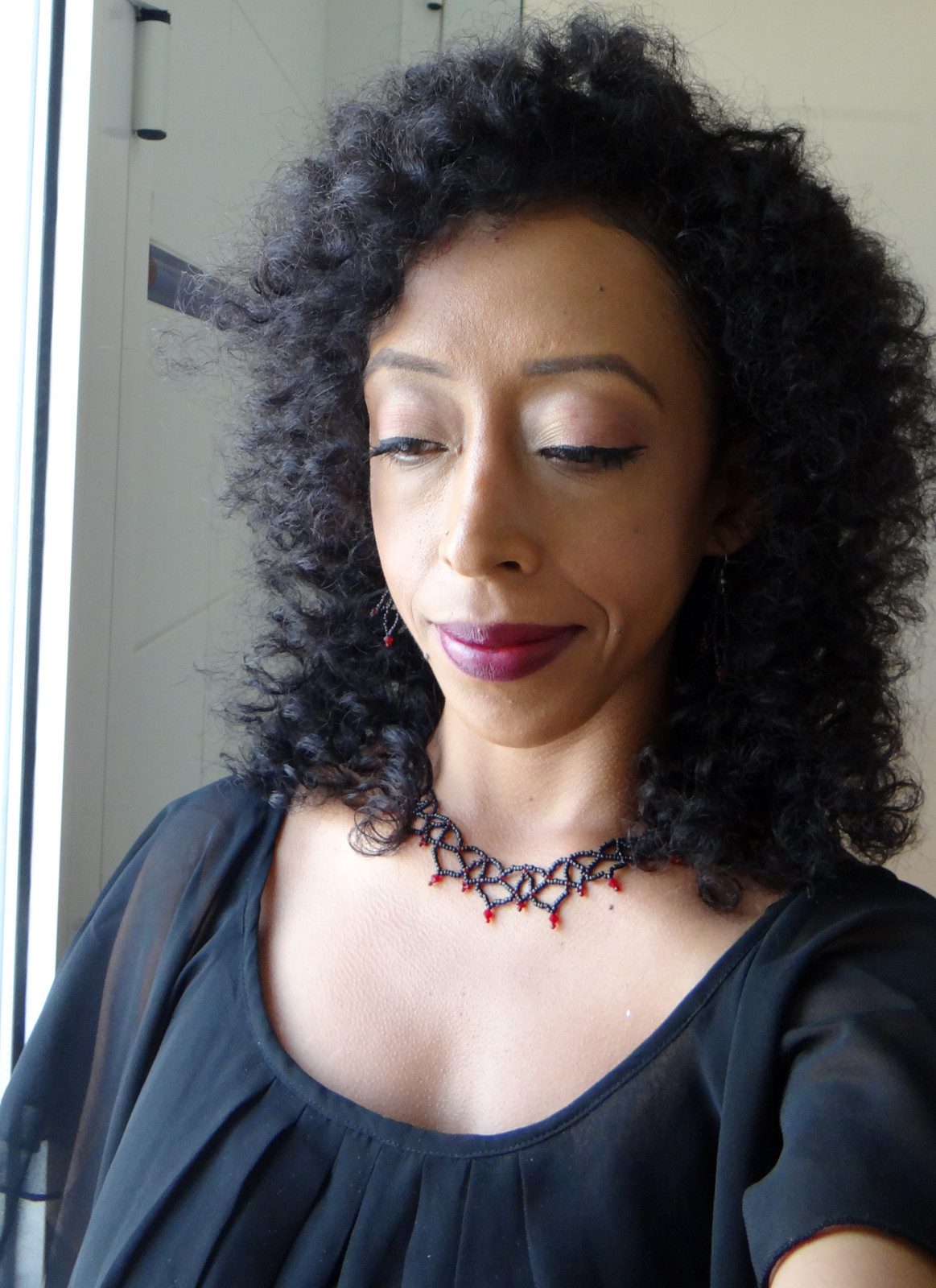Collarbone Length Spiral Curls With Bangs — Perm Rod Set