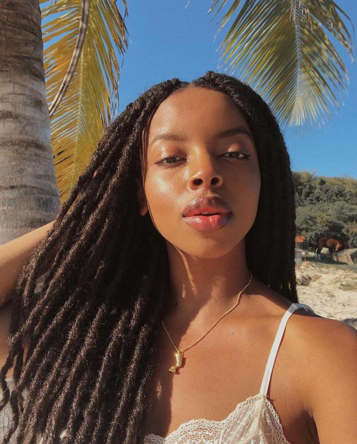 Natural Coily Dreadlocks — Beach Hairstyles