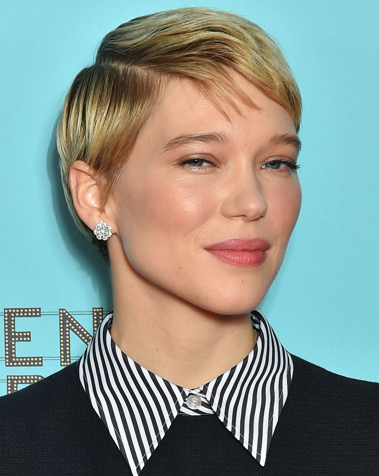 Ash Blonde Pixie With Swept Bangs Ash Blonde Pixie With Swept Bangs — Very Short Pixie Cuts
