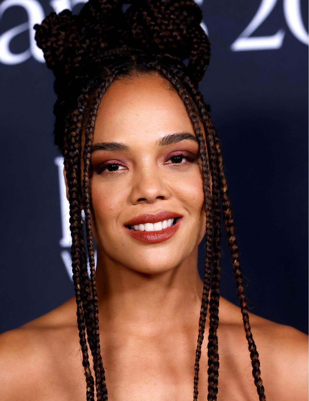 Two High Braided Buns with Loose Braids Two High Braided Buns with Loose Braids — Braided Updos for Black Hair
