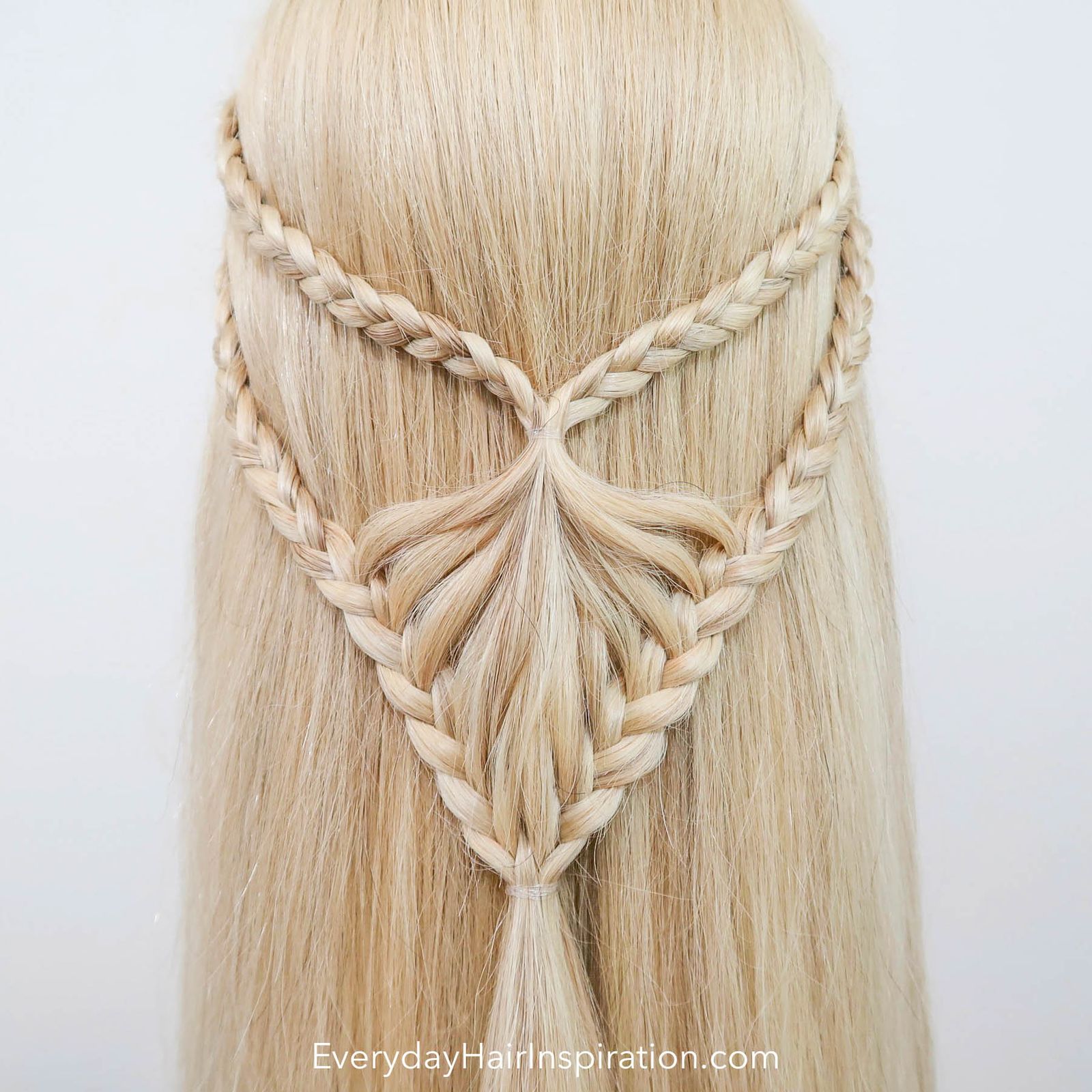 Ash Blonde Visual Idea Ash Blonde Visual Idea — Half Up Half Down Long Hair