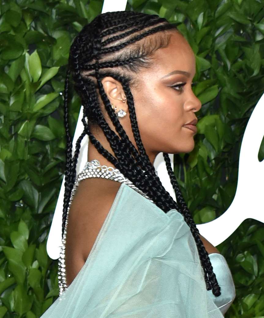 Classic Fulani Braids With Defined Scalp Pattern