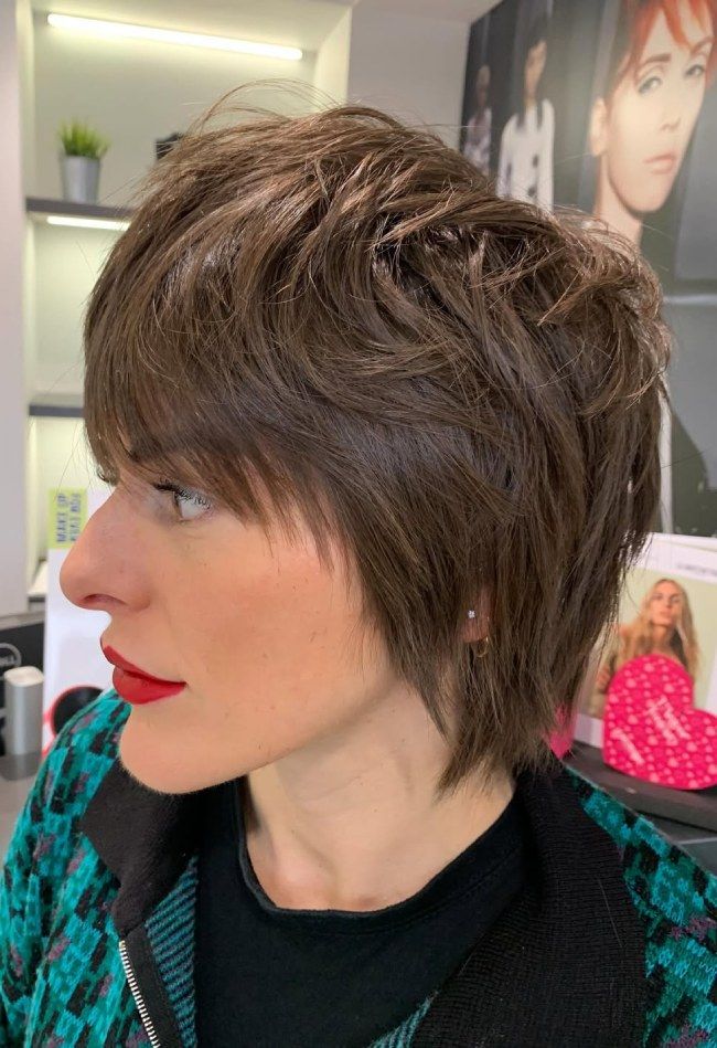 Vibrant Pink Bob with Blunt Bangs — Pixie Bob