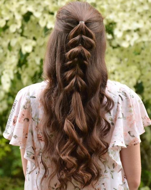 Wavy Blowout with Curtain Bangs Wavy Blowout with Curtain Bangs — Middle School Hairstyles