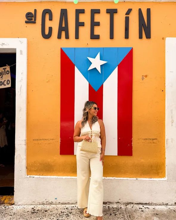 Cream Halter Top and Wide-Leg Pants for Sightseeing Cream Halter Top and Wide-Leg Pants for Sightseeing — Puerto Rico Outfits