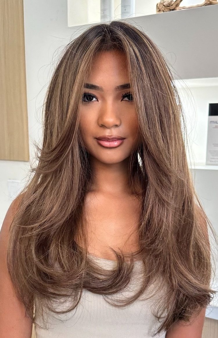 Long Visual Idea Long Visual Idea — Teddy Bear Brown Hair