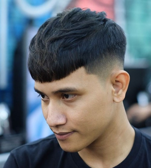 Black Bowl Cut With High Fade Black Bowl Cut With High Fade — Edgar Cut