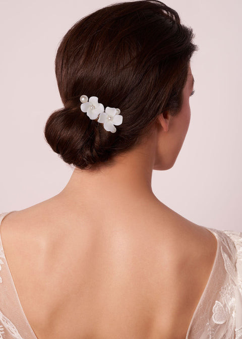 Dark Brown Visual Idea — Bridal Hair Accessories