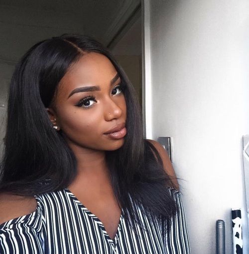 Shoulder Length Black Hair With Layers Shoulder Length Black Hair With Layers — Silk Press