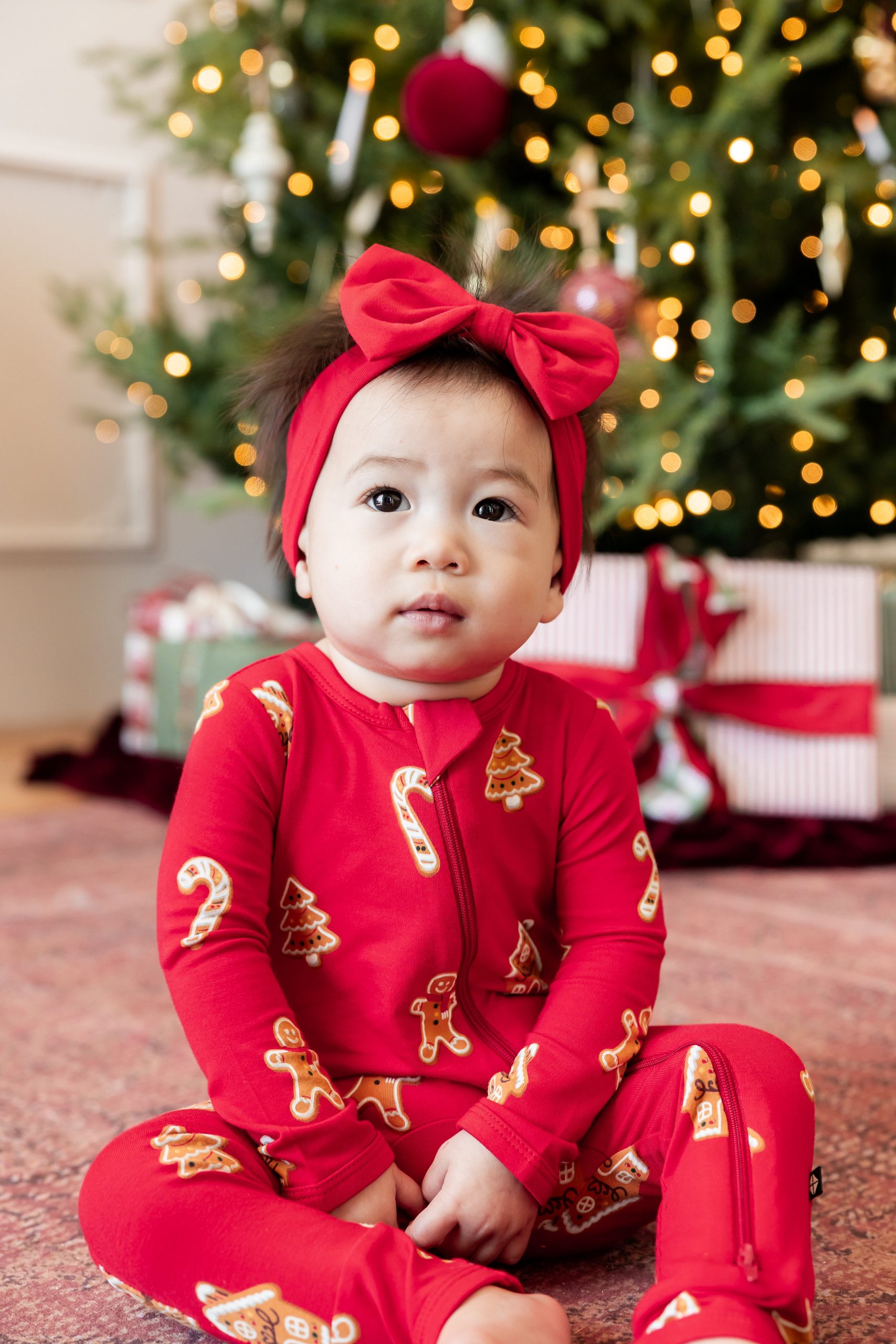 Festive Holiday Footed Pajamas for a Jolly Baby Festive Holiday Footed Pajamas for a Jolly Baby — Baby Outfits