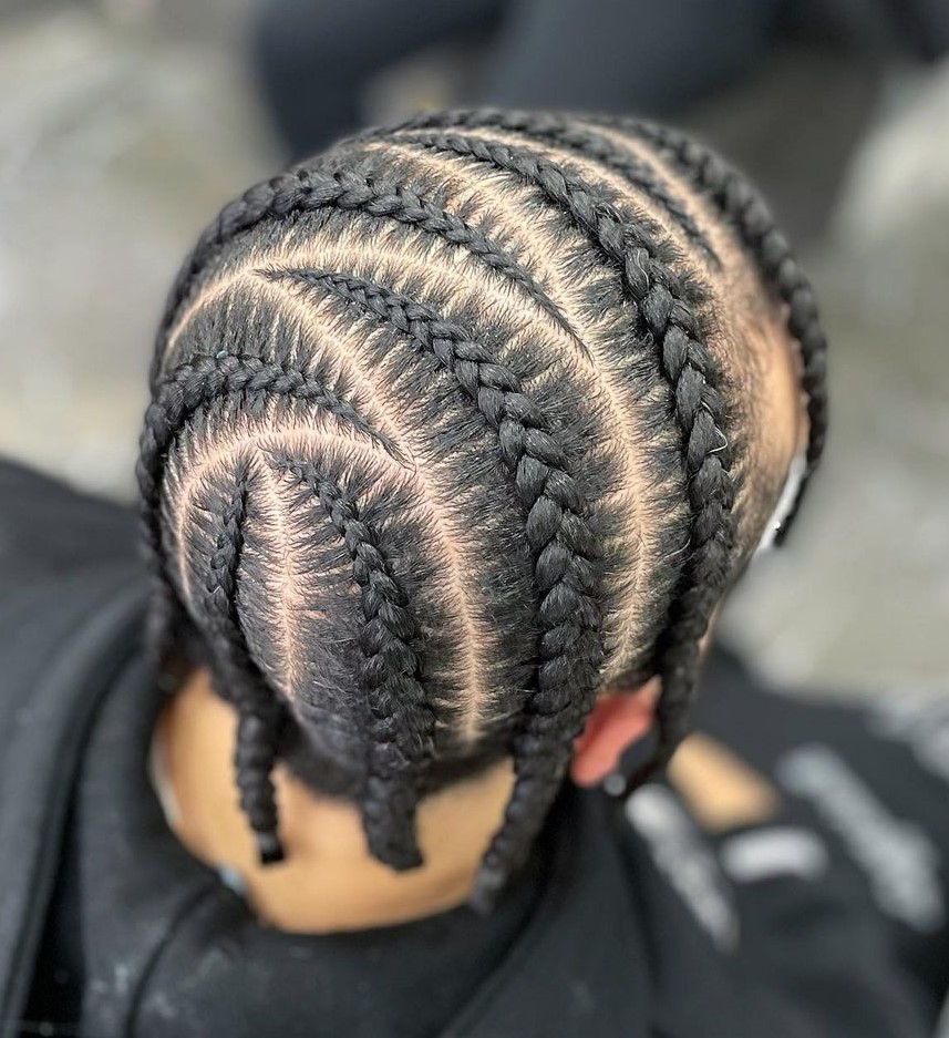 Shoulder Length Symmetrical Braids Shoulder Length Symmetrical Braids — Pop Smoke Braids