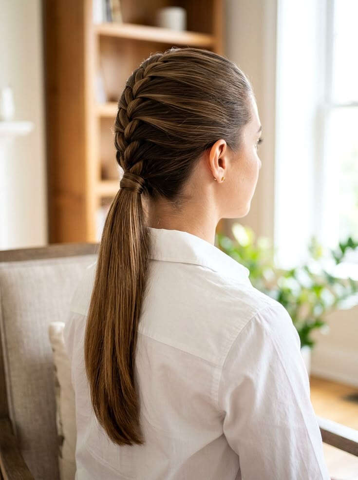 Braided Crown Ponytail Braided Crown Ponytail — Ponytail Hairstyles