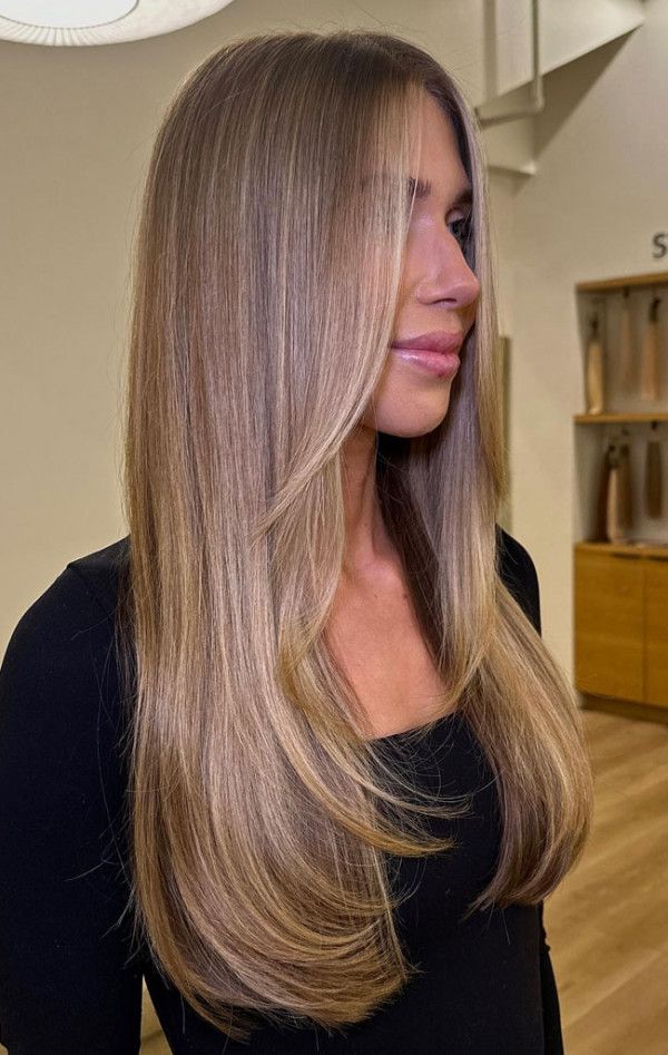 Vanilla Blonde Straight and Smooth — Hairstyles for Long Faces