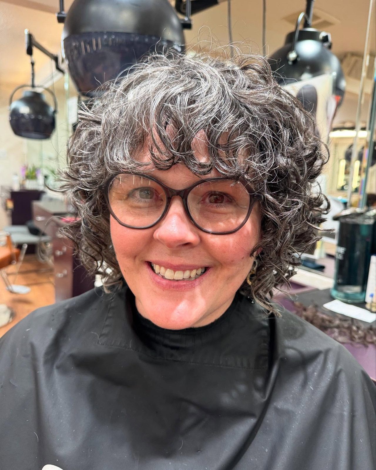 Visual Idea Visual Idea — Gray Curly Hair