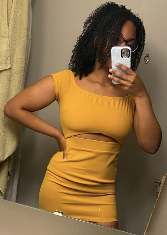 Dark Brown Visual Idea — Half Up Half Down Natural Hair