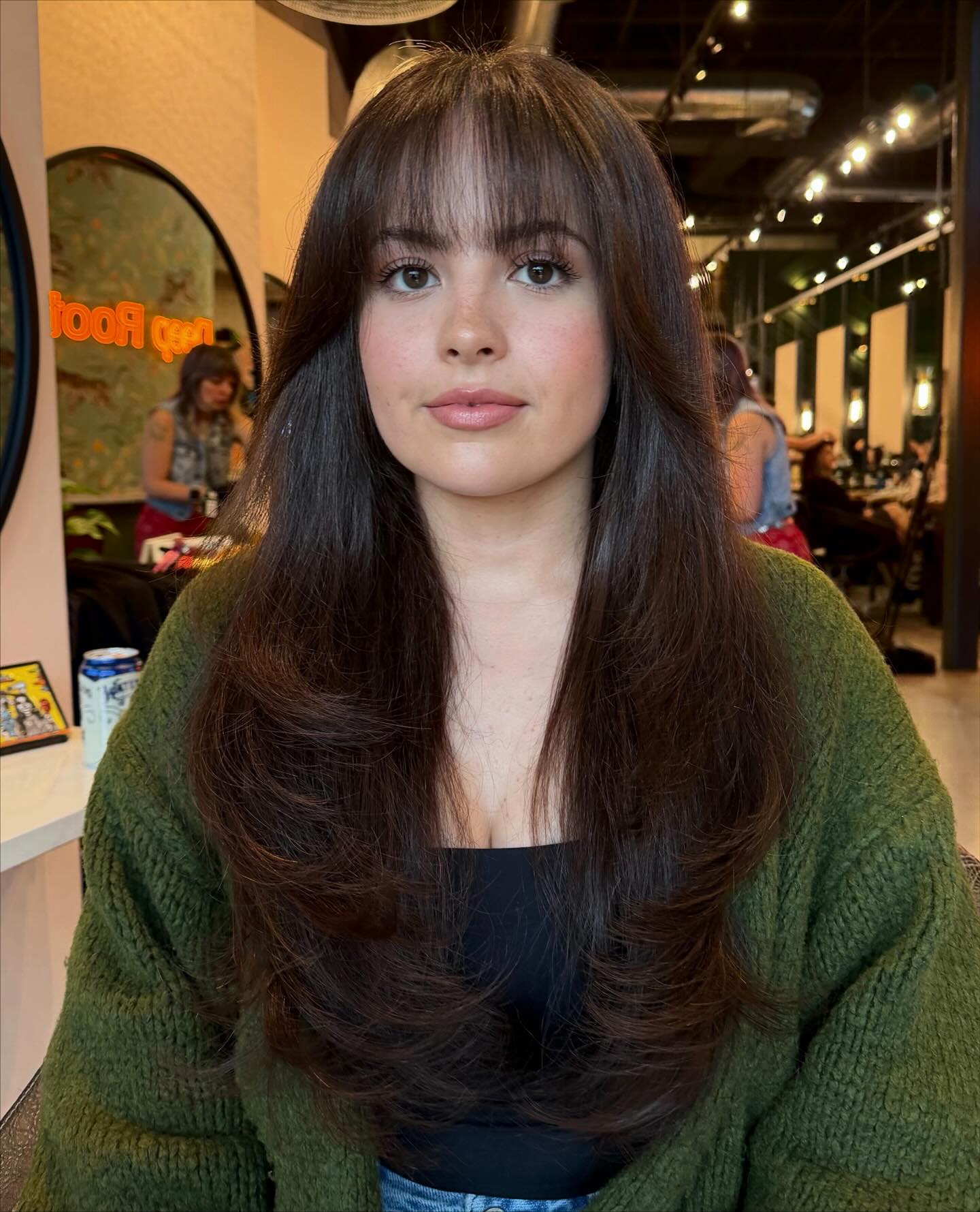 Voluminous Blowout with Curtain Bangs — Clean Girl Hairstyles