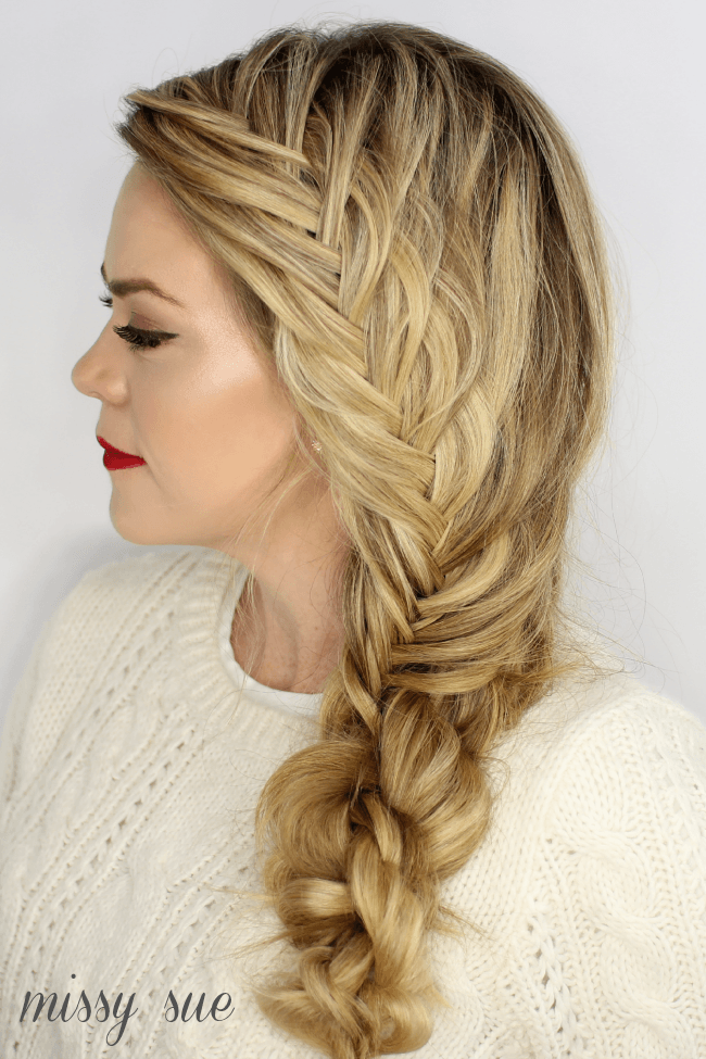 Intricate Side-Swept Fishtail Braid Intricate Side-Swept Fishtail Braid — Braided Hairstyles