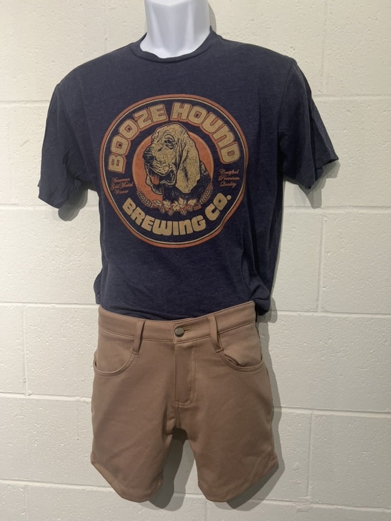 Brewery Branded Tee and Tan Shorts Brewery Branded Tee and Tan Shorts — Brewery Outfits